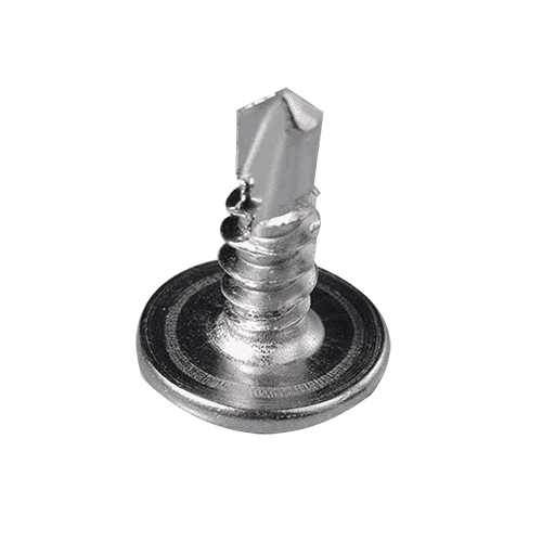 Self drilling screws are a type of self-tapping screw. They come with a highly sharp curved end that almost work as a twist drill bit so that they do not need pilot holes for installation.